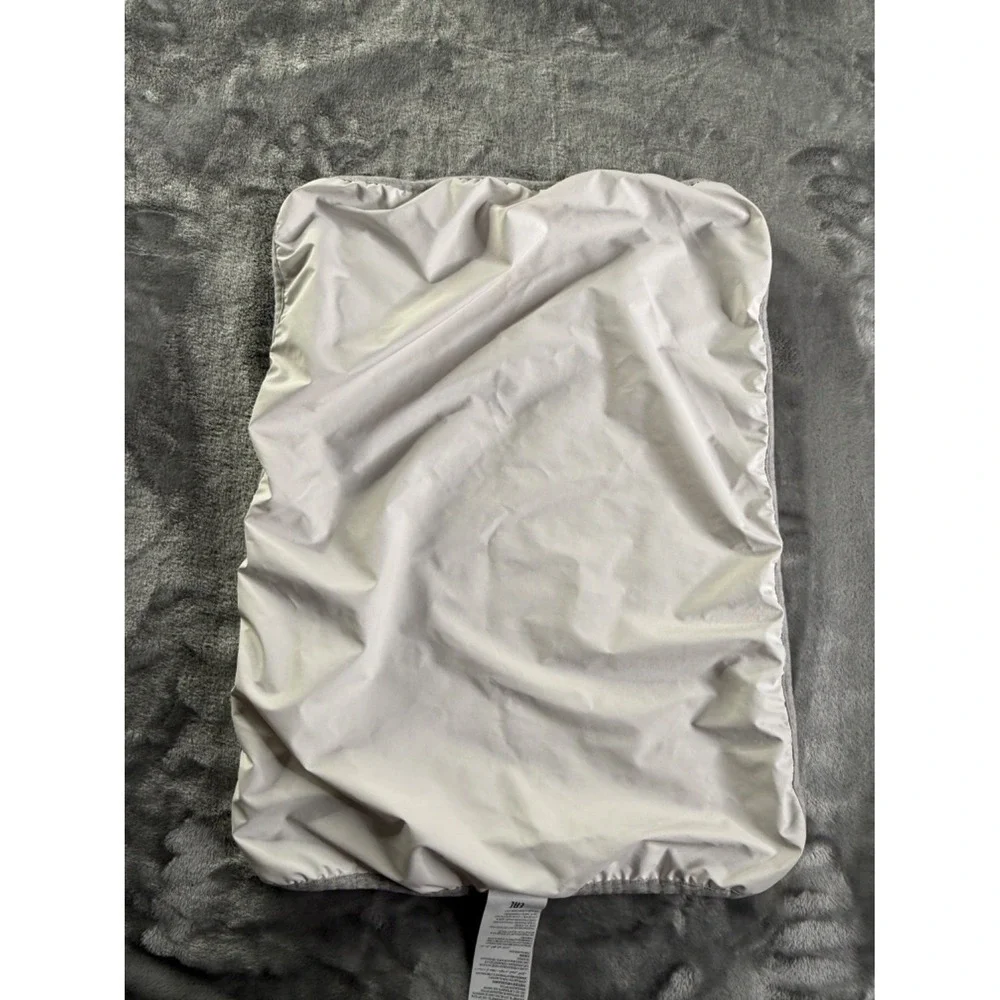 Moschino MMX03A LDB49 Changing Pad Cover One Size Gray Cotton Blend